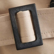 Vintage-Inspired Cropped Trench Spring Jacket