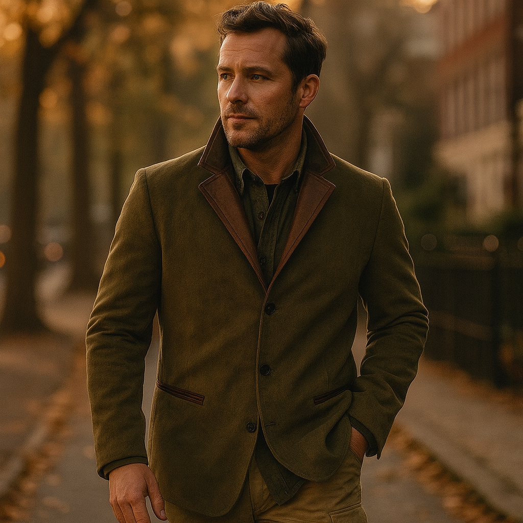 Vintage Buckskin Autumn Jacket