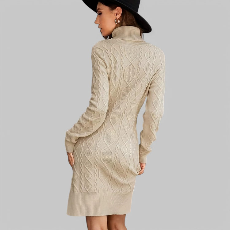 Cable Knit Midi Dress