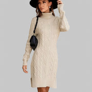 Cable Knit Midi Dress