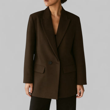 Double-Breasted Oversized Blazer