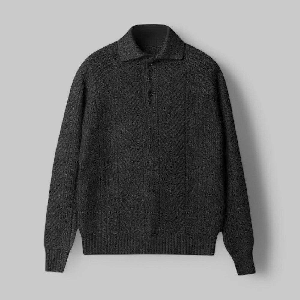 Old-Money Long Sleeved Polo Shirt