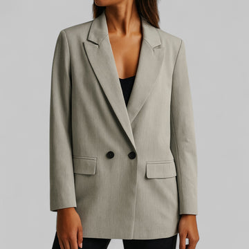 Double-Breasted Oversized Blazer