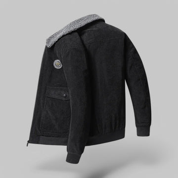Men's Fleece Jacket with Fleece Collar