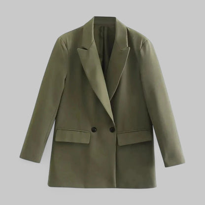Double-Breasted Oversized Blazer