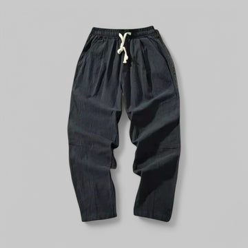 Breathable Cotton-Linen Casual Trousers