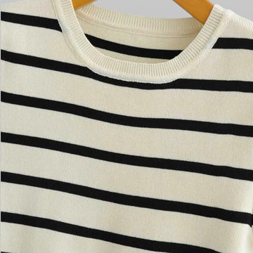 Klyber | Women's Soft Knit Cropped O-Neck T-Shirt