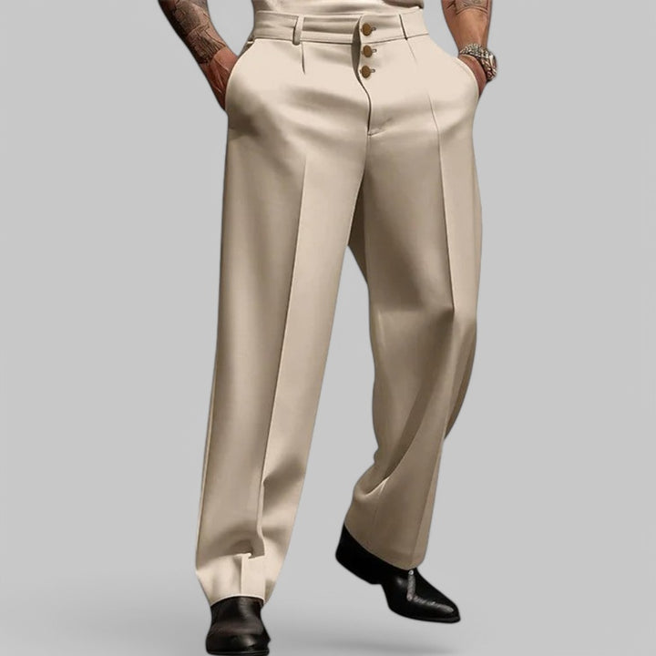 Comfortable Loose-Fit Business Trousers