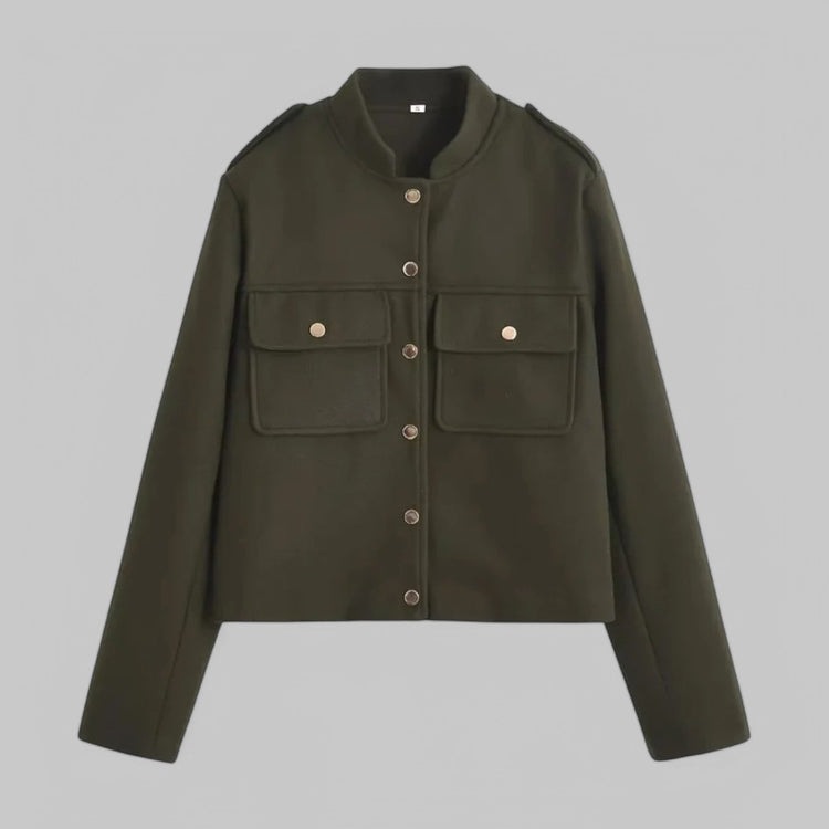 Klyber | Soft Wool Button-Up Jacket with Pockets