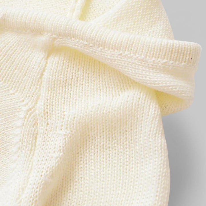 Women's Loose Knit Hooded Jumper