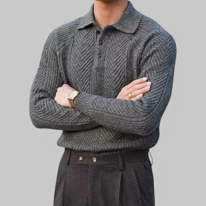 Old-Money Long Sleeved Polo Shirt