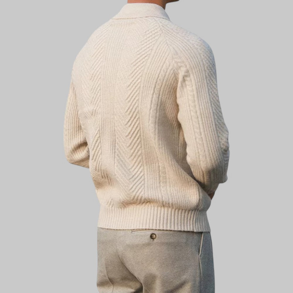 Old-Money Long Sleeved Polo Shirt