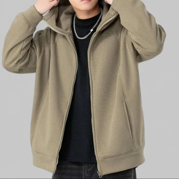 Warm Zip-Up Casual Hoodie