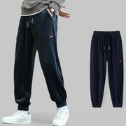 Casual Loose Fit Corduroy Joggers