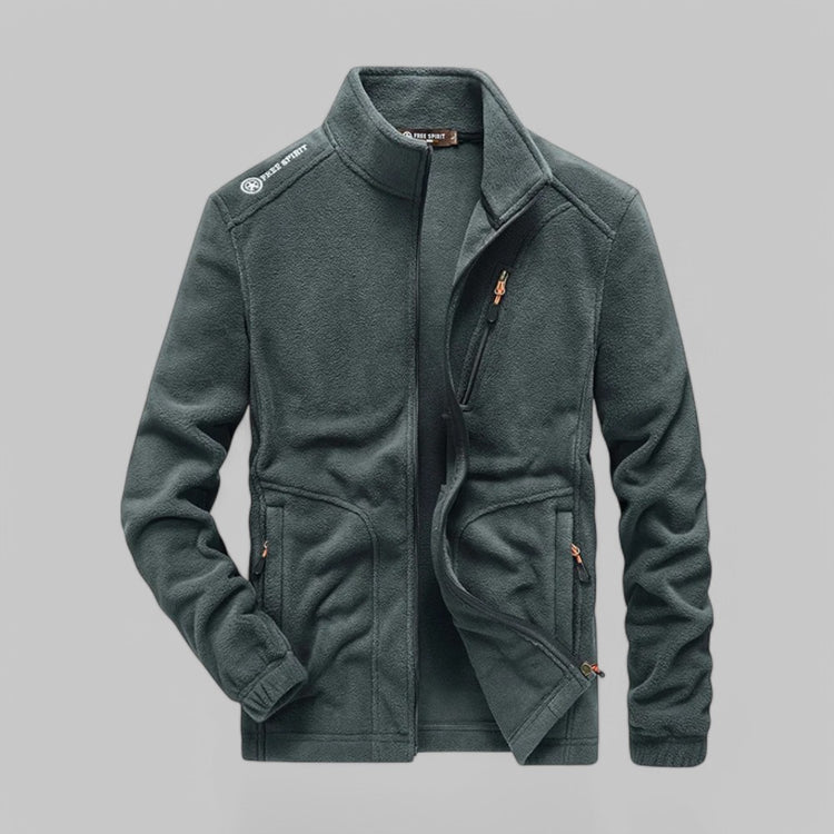 Klyber | Full Fleece Jacket with Stand Collar