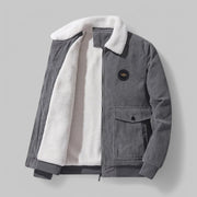 Men's Fleece Jacket with Fleece Collar