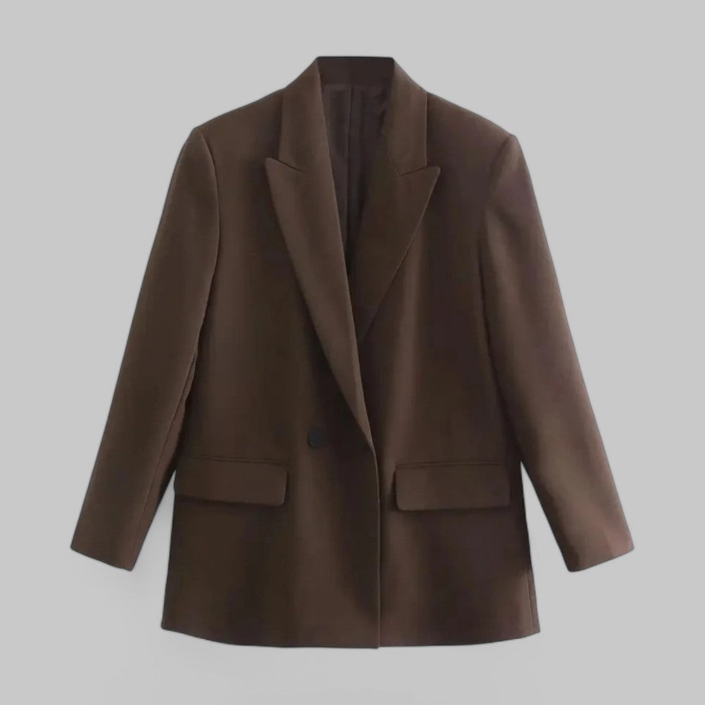 Double-Breasted Oversized Blazer