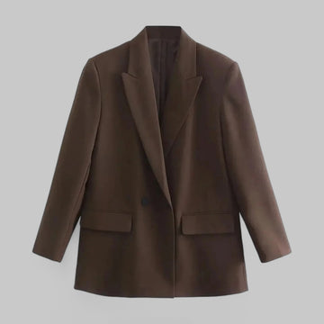 Double-Breasted Oversized Blazer