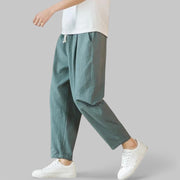 Breathable Cotton-Linen Casual Trousers