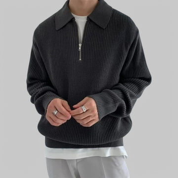 Old Money Vintage Knit Jumper for Men
