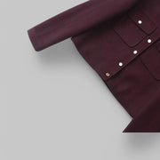 Klyber | Soft Wool Button-Up Jacket with Pockets