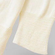 Women's Loose Knit Hooded Jumper