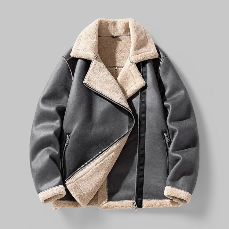 Klyber | Men's Fleece-Lined Collar Cargo Jacket