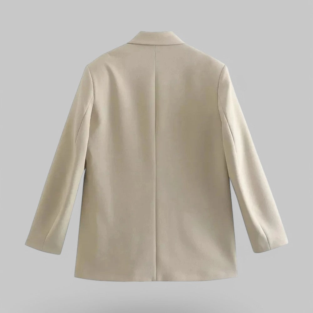 Double-Breasted Oversized Blazer