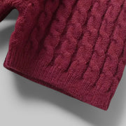 Women's Short Sleeve Cropped Knit Cardigan