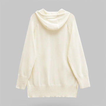 Women's Loose Knit Hooded Jumper