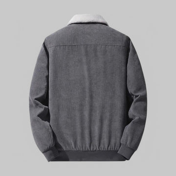 Men's Fleece Jacket with Fleece Collar