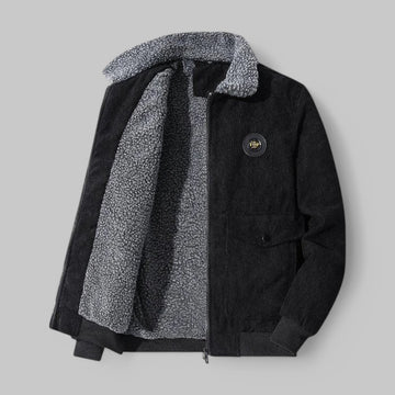 Men's Fleece-Lined Corduroy Warm Jacket