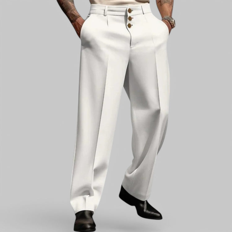 Comfortable Loose-Fit Business Trousers
