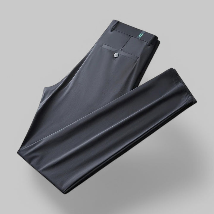 Ice Silk Casual Straight Pants