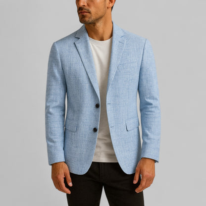Minimalist Two-Button Business Casual Blazer