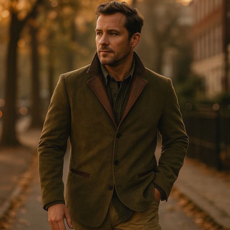 Vintage Buckskin Autumn Jacket