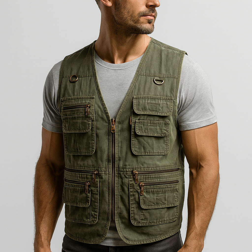 Lightweight Multi Pocket Vest