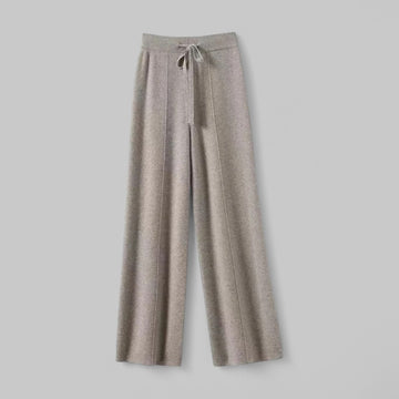 Klyber | High-Waist Wool Wide-Leg Knit Trousers