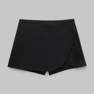 Round Hem Short Summer Skirt
