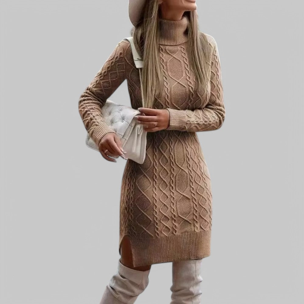 Cable Knit Midi Dress