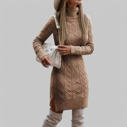 Cable Knit Midi Dress