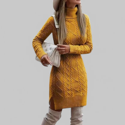 Cable Knit Midi Dress