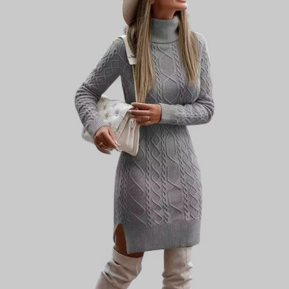 Cable Knit Midi Dress