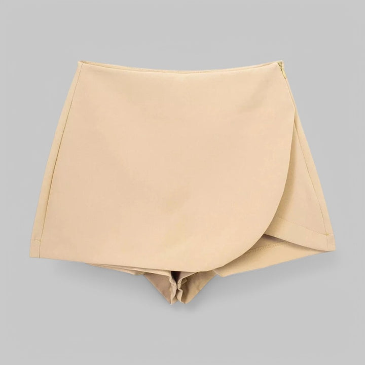 Round Hem Short Summer Skirt