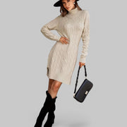Cable Knit Midi Dress