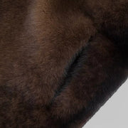 Klyber | Elegant Faux Fur Long Trench Coat