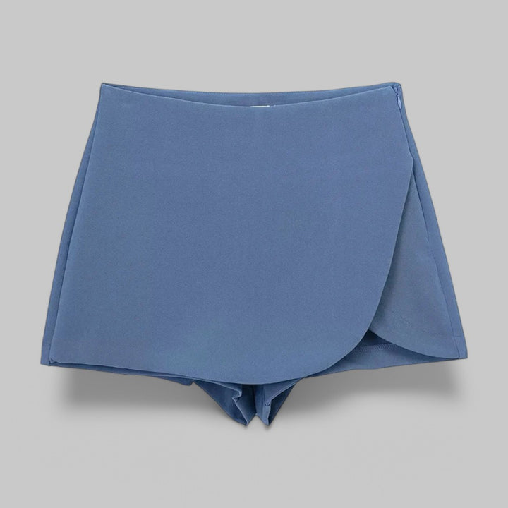 Round Hem Short Summer Skirt