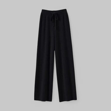 Klyber | High-Waist Wool Wide-Leg Knit Trousers