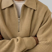 Old Money Vintage Knit Jumper for Men