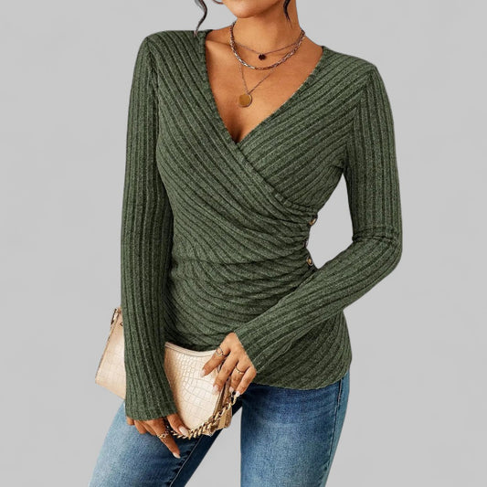 Casual Slim Fit Pattern Top